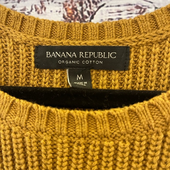 Banana Republic sweater tank in turmeric/mustard. 100% cotton. - Picture 2 of 6